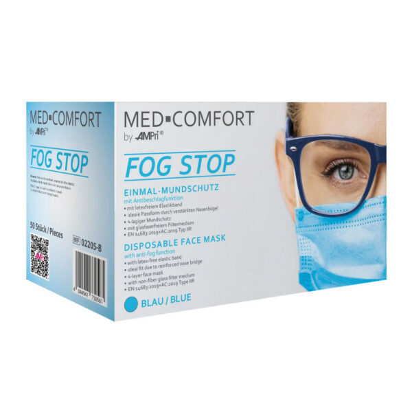 UDUVASTASE KAITSEGA - MEDITSIINILINE MASK - 4-KIHILINE - 50 TK