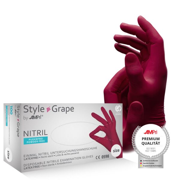 KINDAD STYLE - GRAPE  - NITRIIL - 100TK