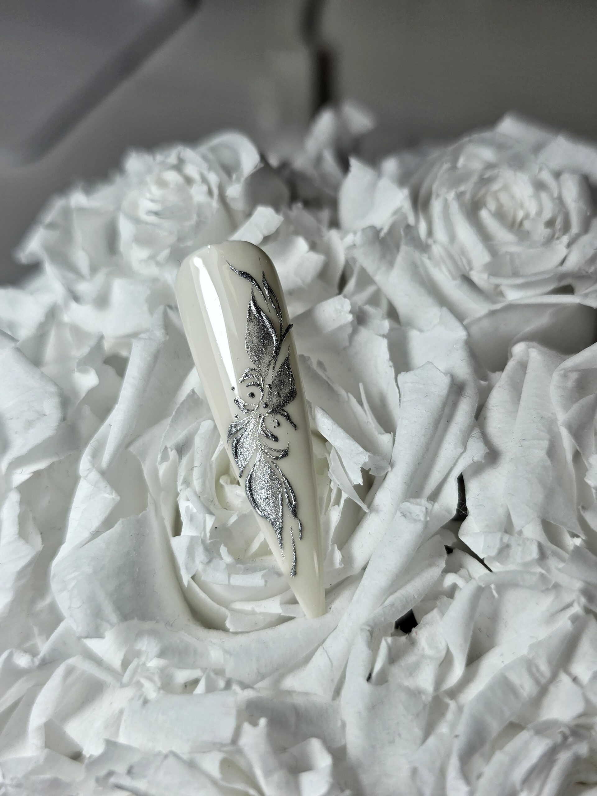 Canni - NailArt - geel - hõbe